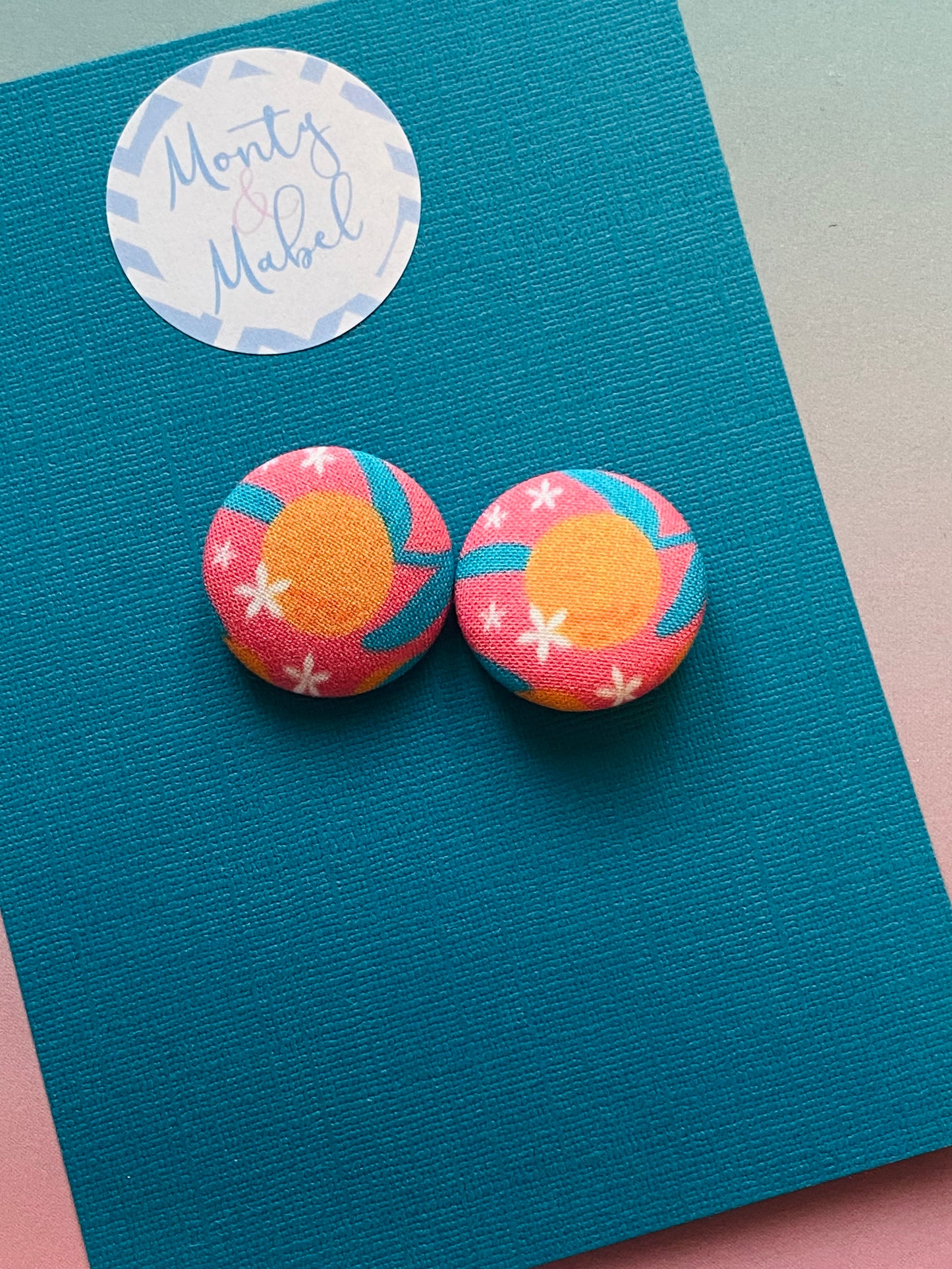 Sale: Orange Blossom Small Bobbles (Pair)