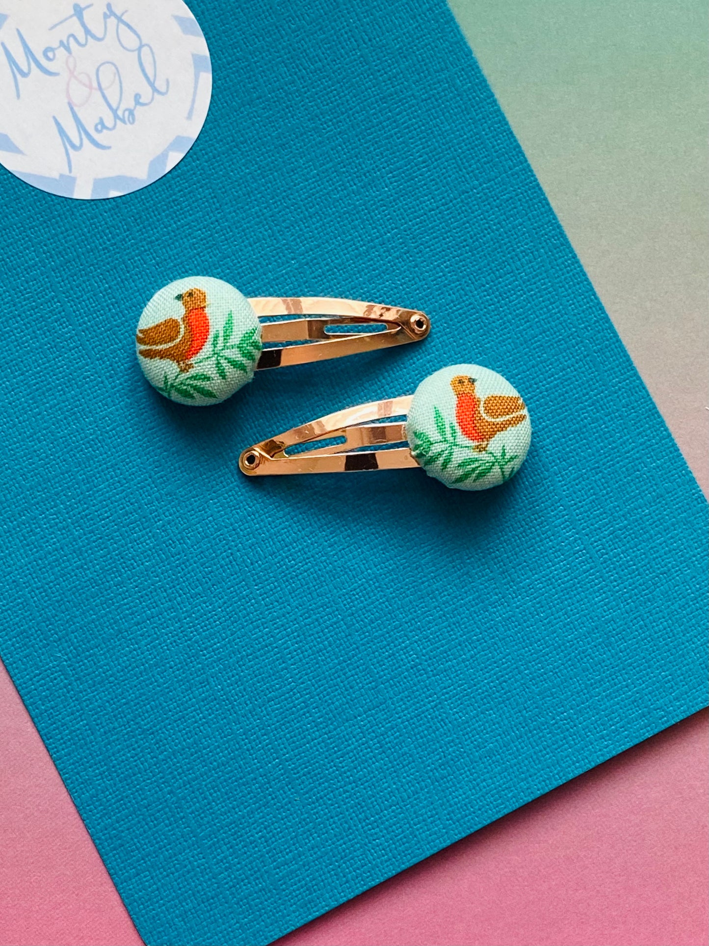 Sale: Liberty Robin Tiny Clips (Pair)