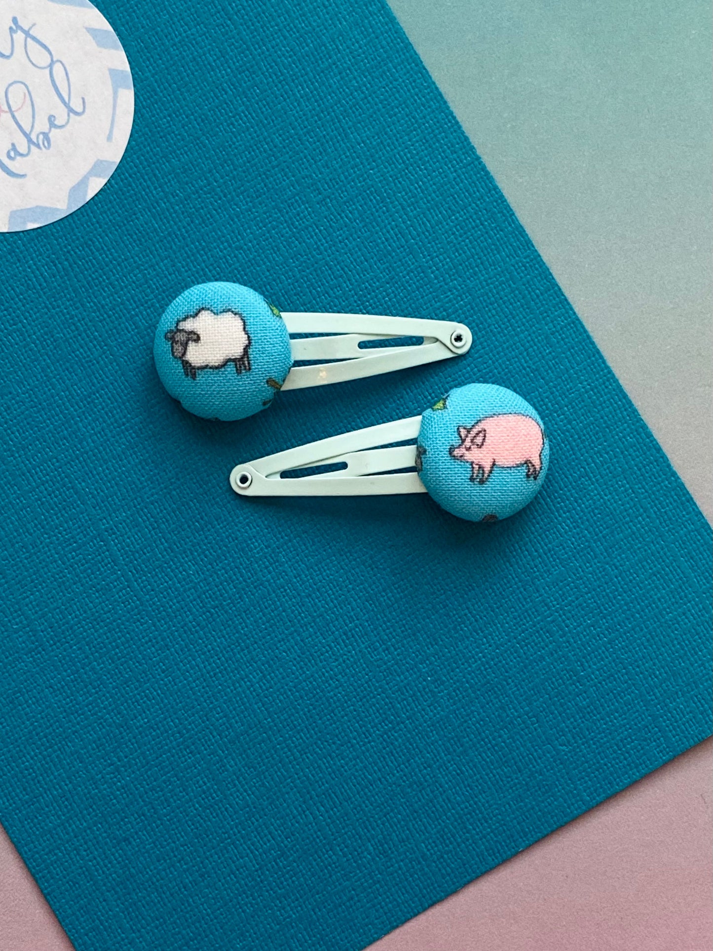 Sale: Farm Animals Tiny Clips (Pair)