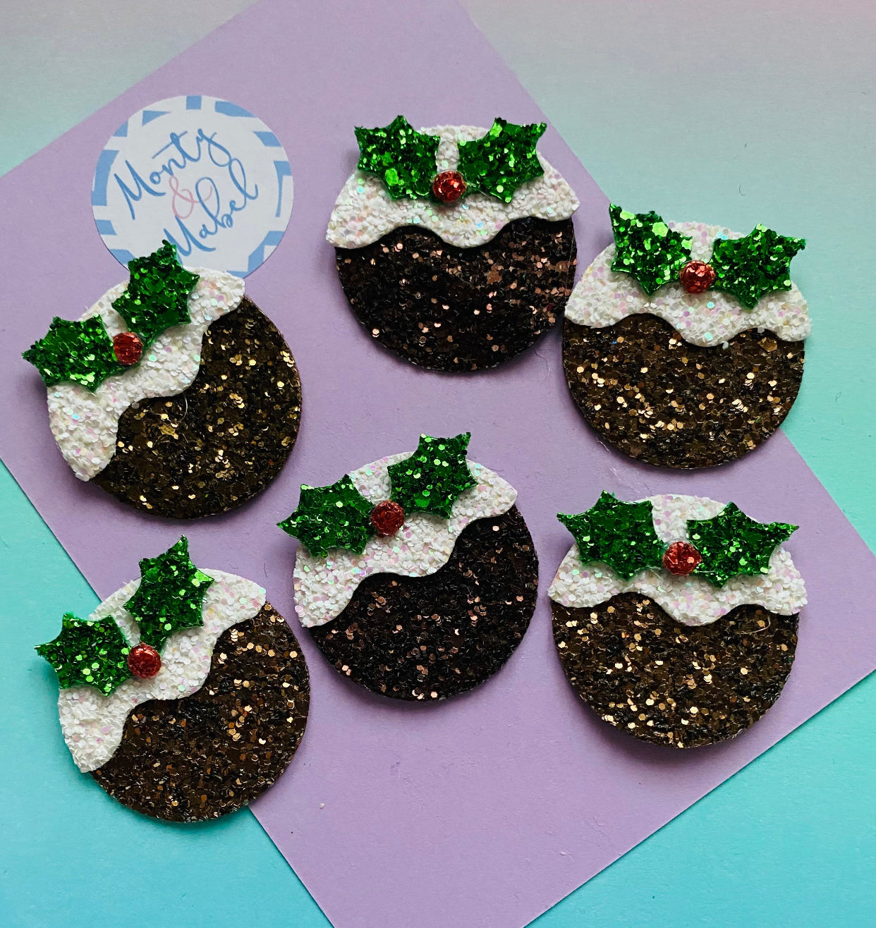 Glitter Christmas Pudding
