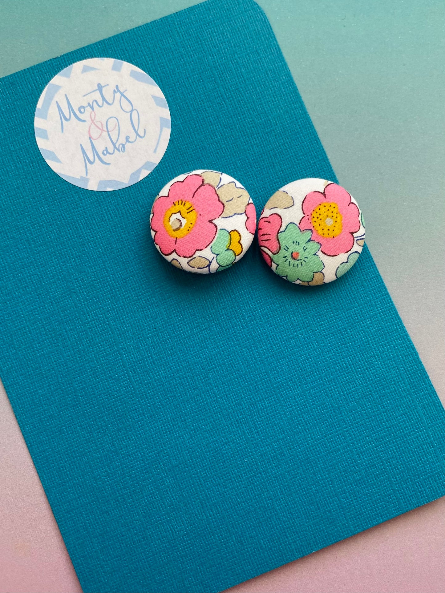 Sale: Liberty Floral Small Bobbles (Pair)