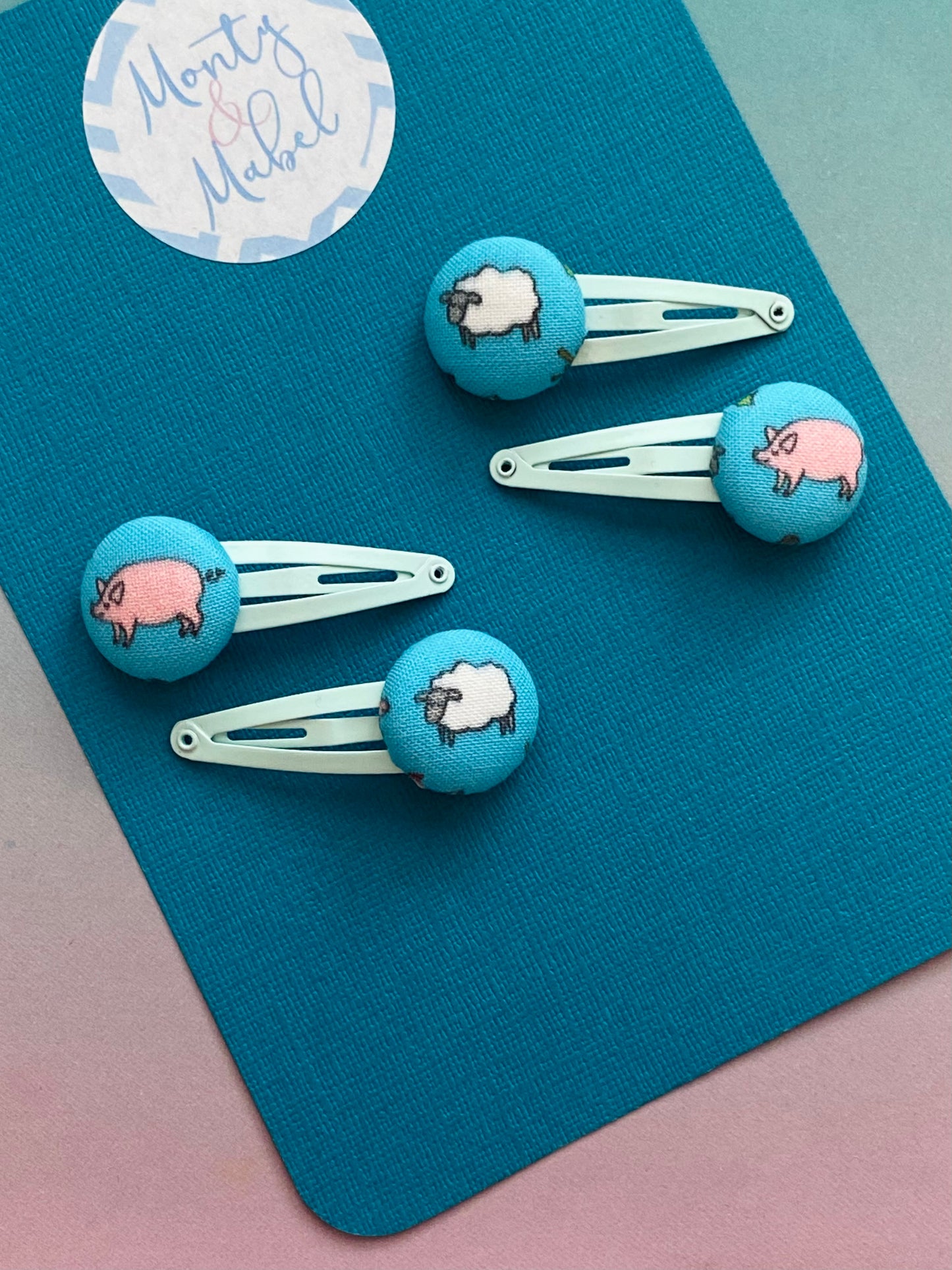 Sale: Farm Animals Tiny Clips (Pair)