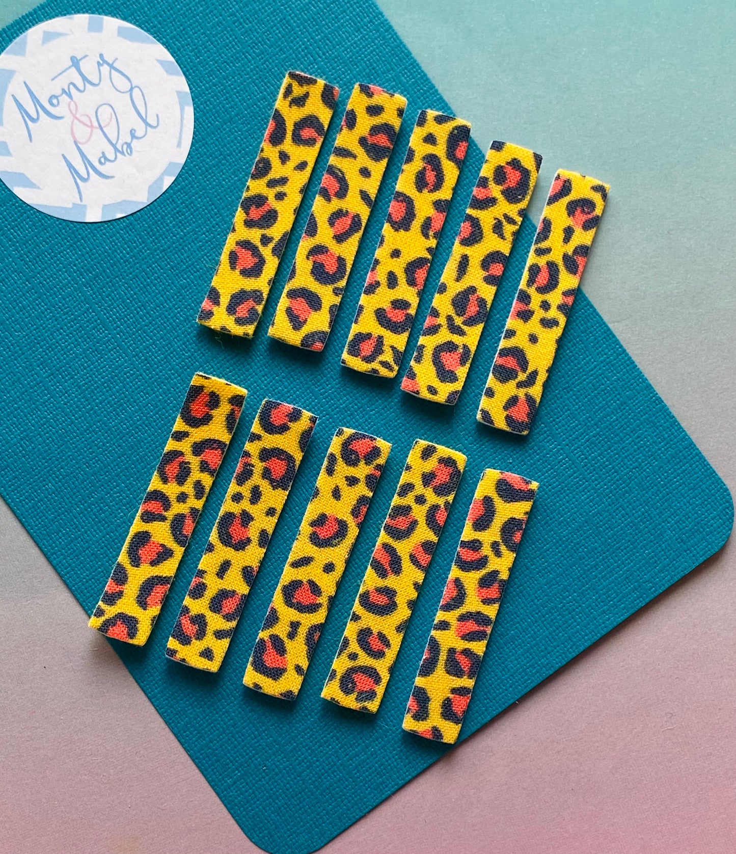 Sale: Leopard Print Fringe Clip