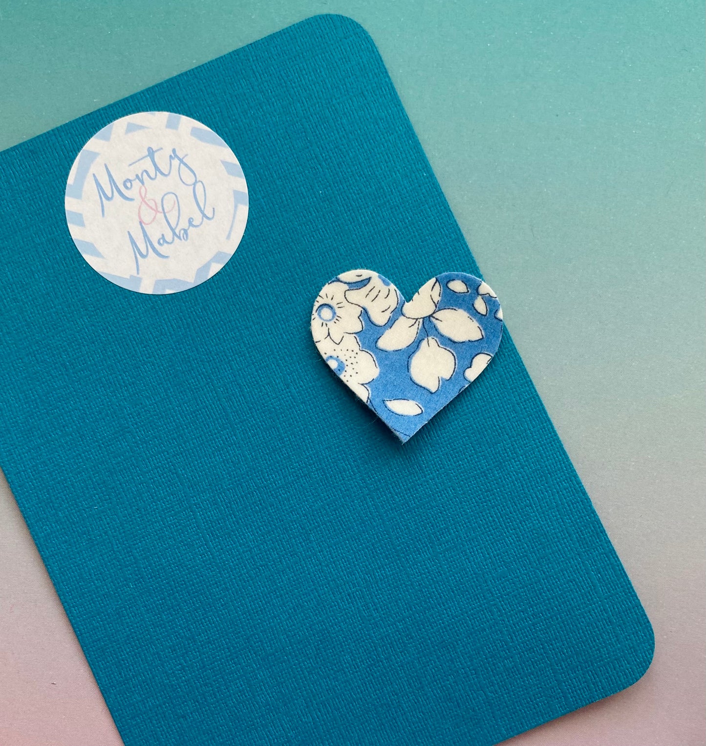 Sale: Liberty Floral Heart Fringe Clip