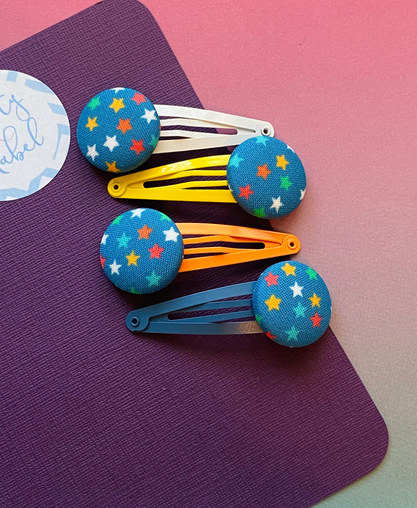 Rainbow Coloured Scattered Stars