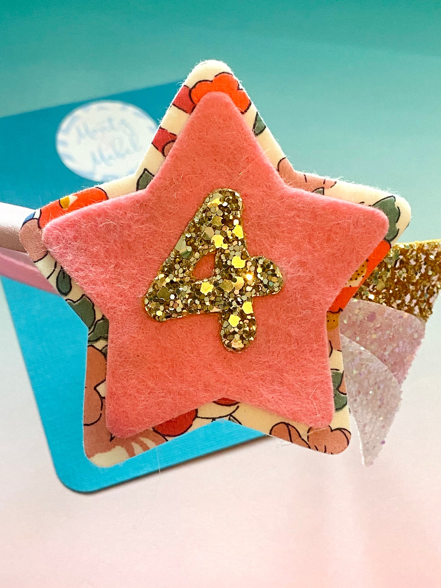 Shooting Star Birthday Rosette