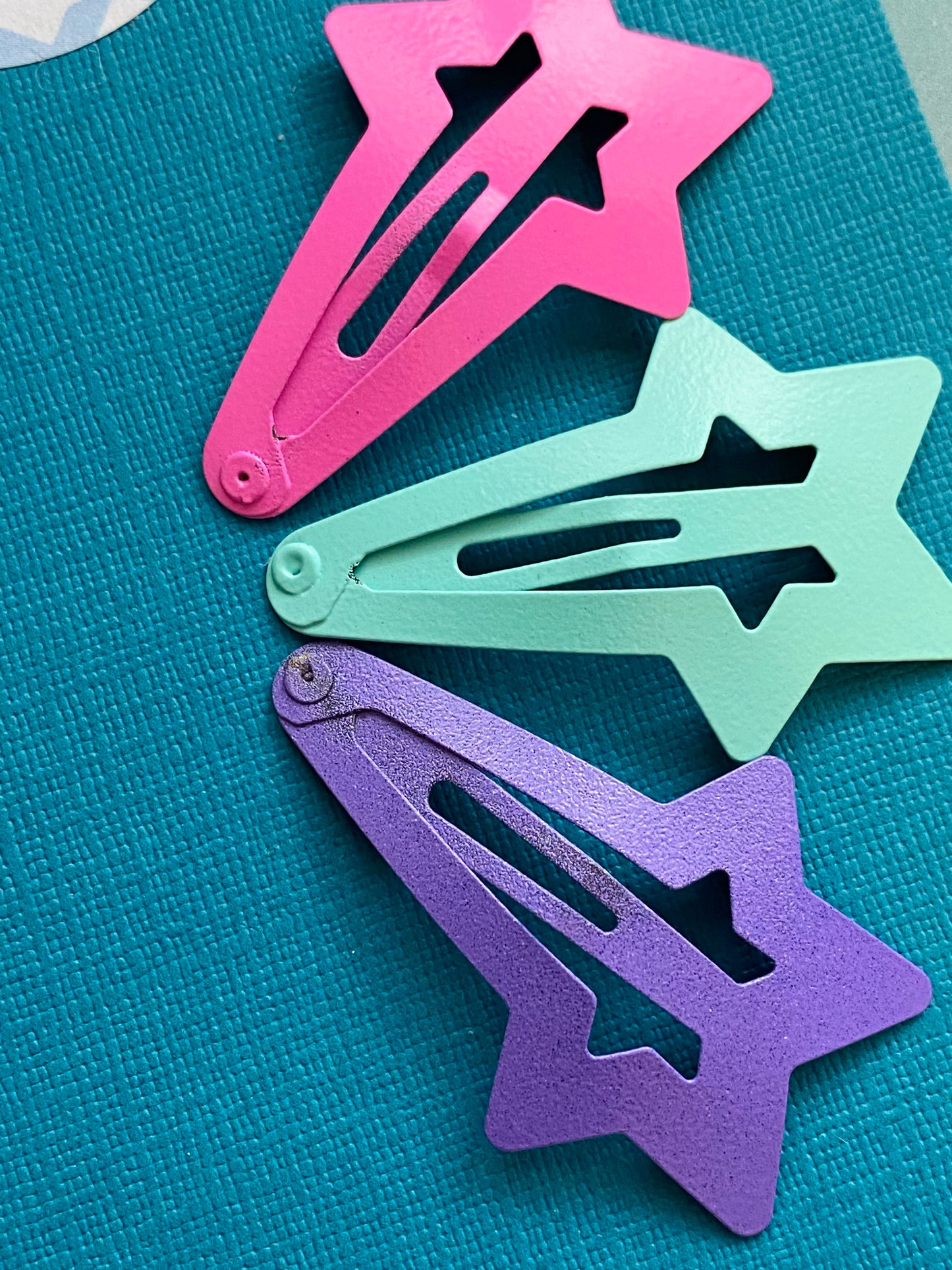 Sale: *SECONDS* Colourful Star Clips (Trio)