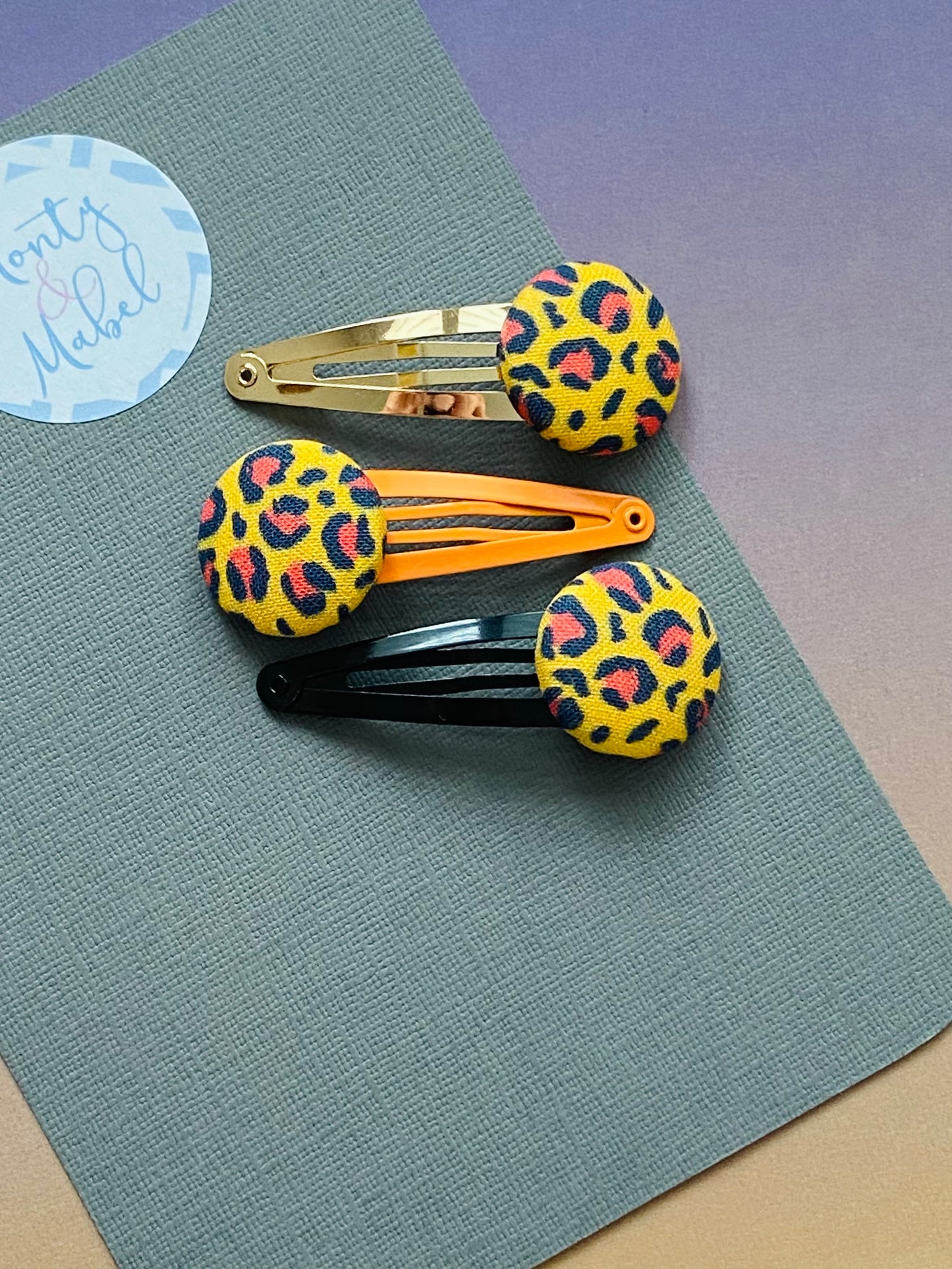 Yellow Leopard Print