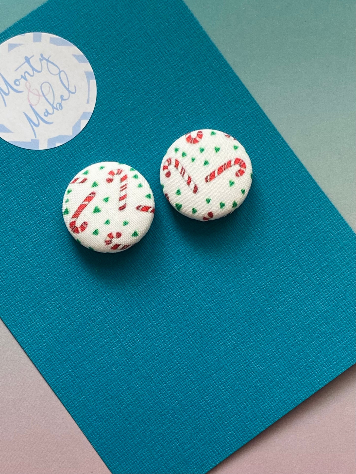 Sale: Candy Canes Small Bobbles (Pair)