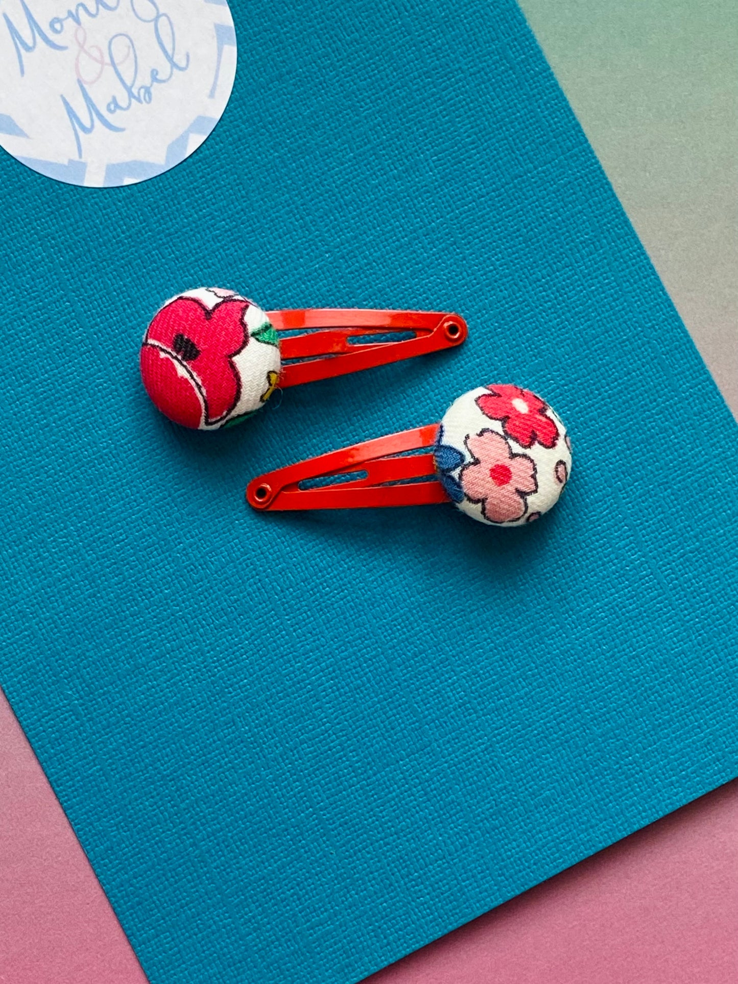 Sale: Boden Floral Tiny Clips (Pair)