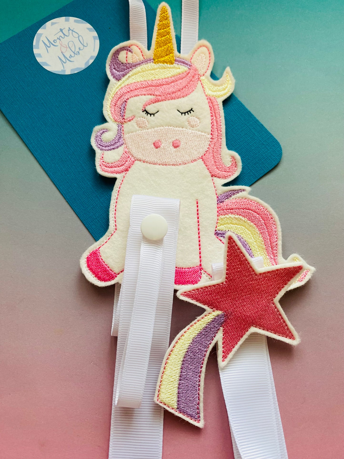Sale: Unicorn Holder (Double Ribbon)