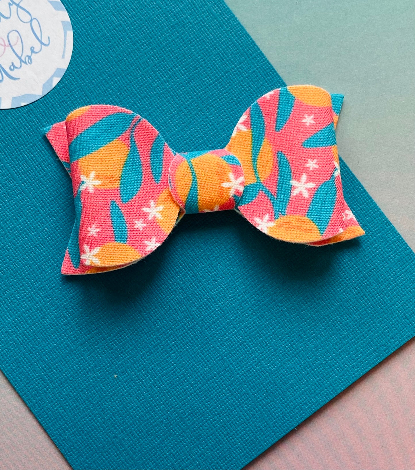 Sale: Orange Blossom Medium Bow