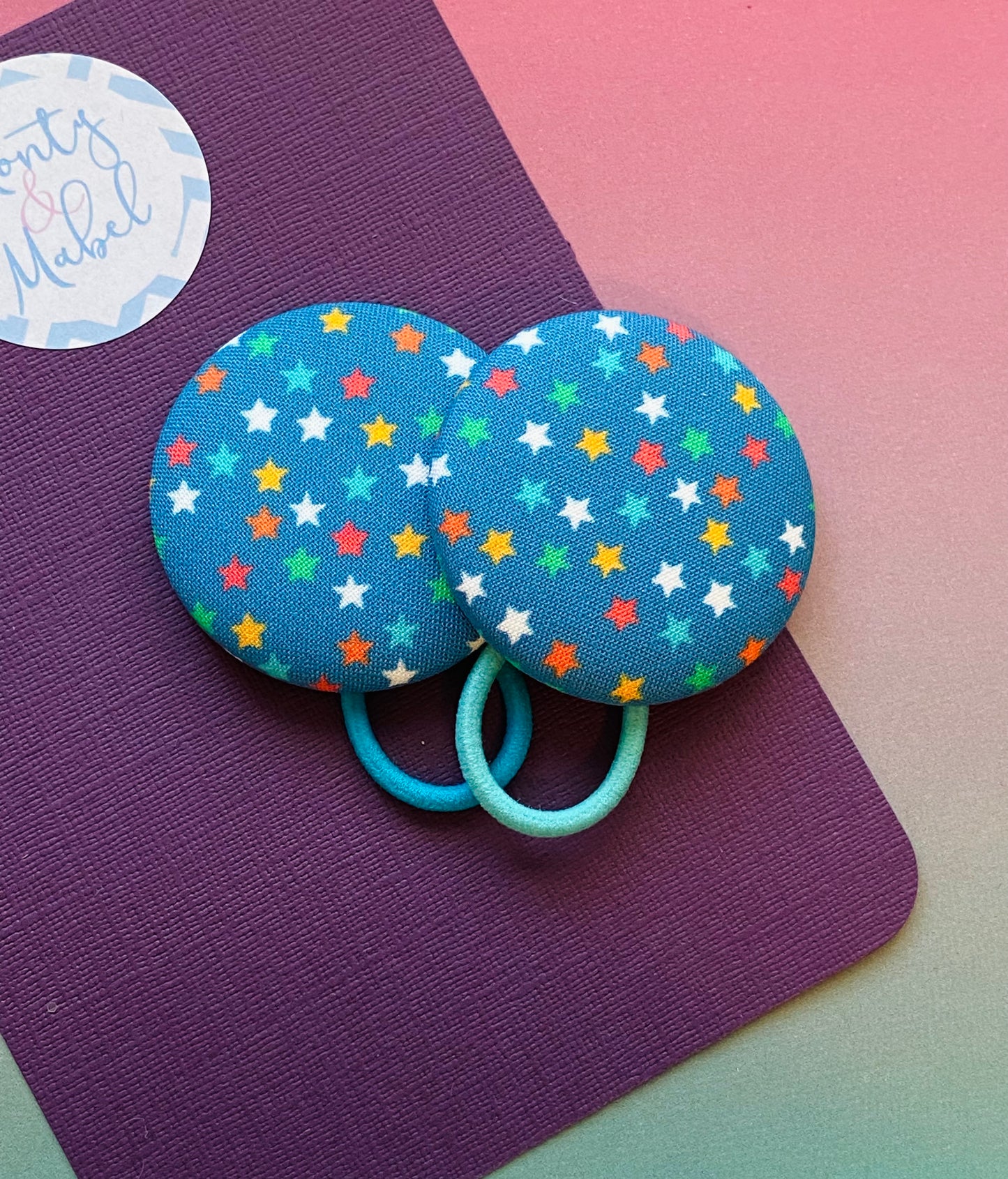Rainbow Coloured Scattered Stars