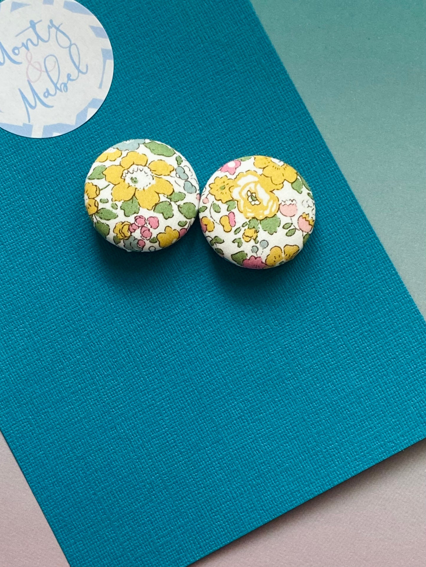 Sale: Liberty Floral Small Bobbles (Pair)