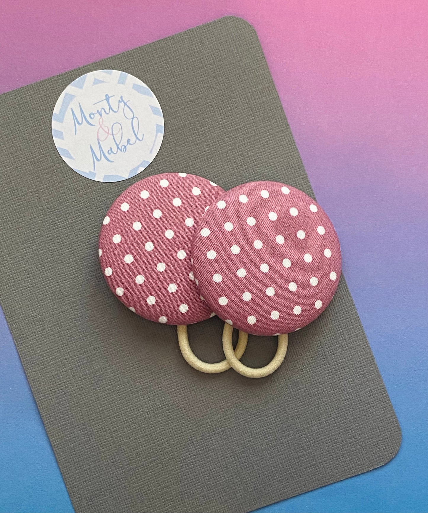 Dusky Pink Polka Dot
