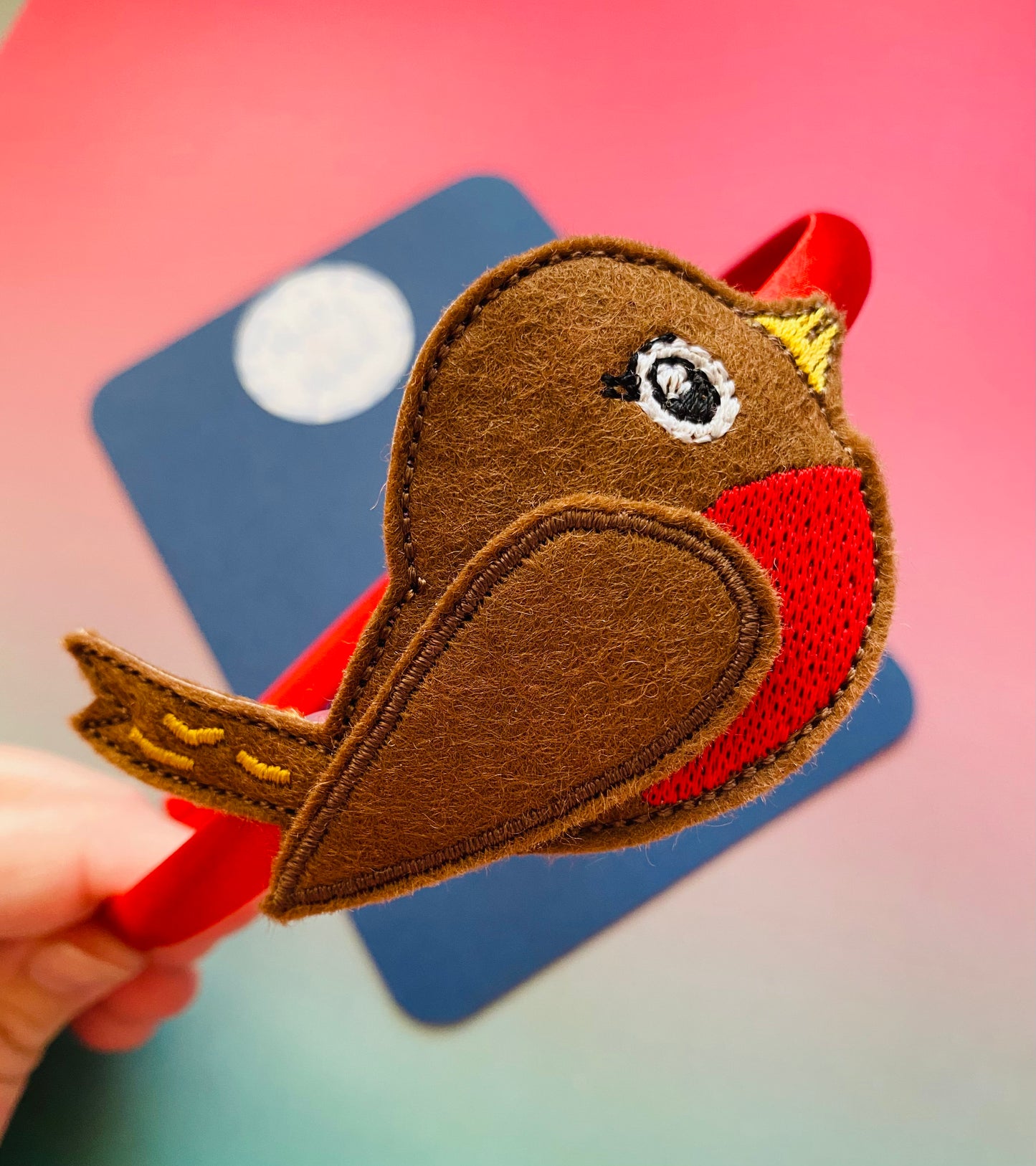 Embroidered Robin Alice Band