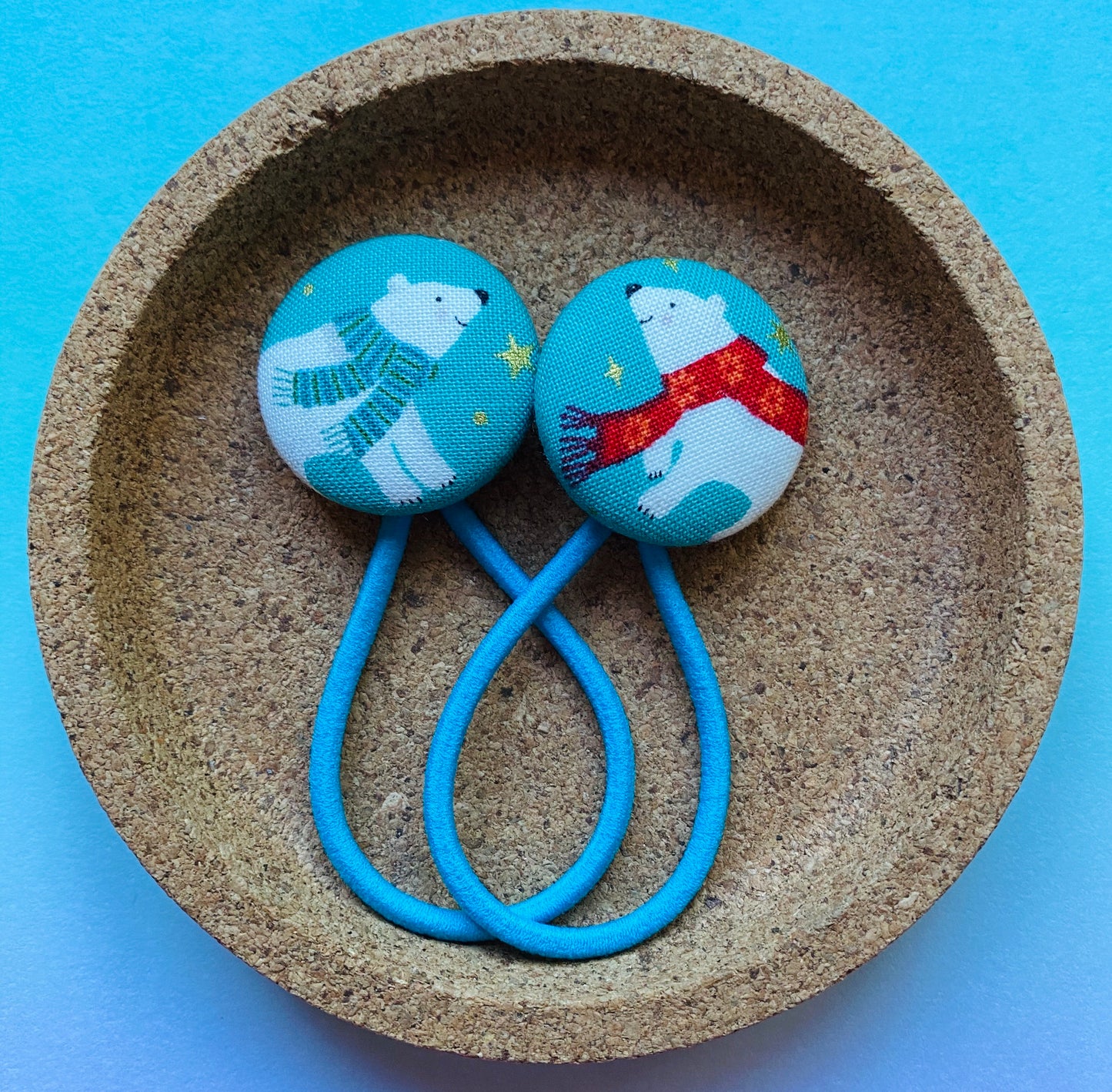 Cosy Polar Bears (Teal)