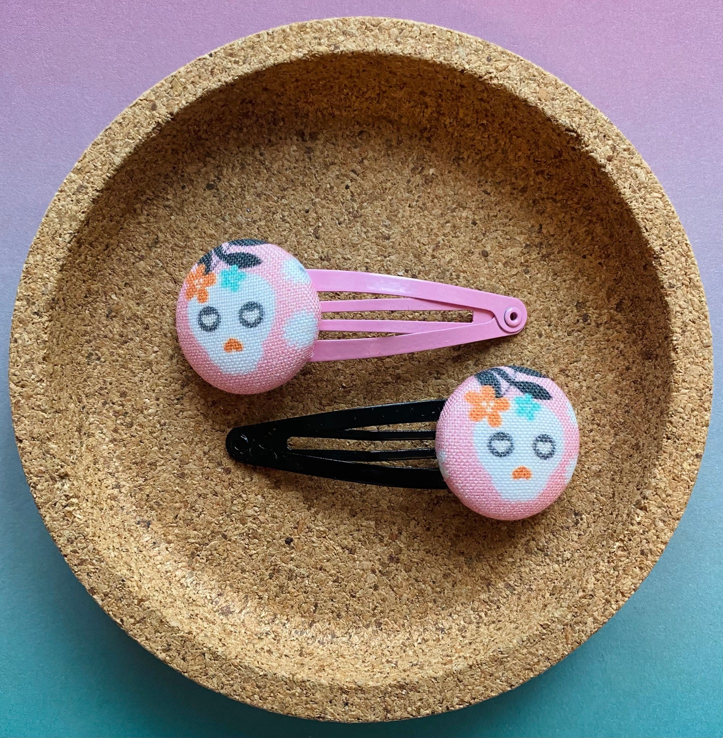 Mexican Skulls (Pale Pink)