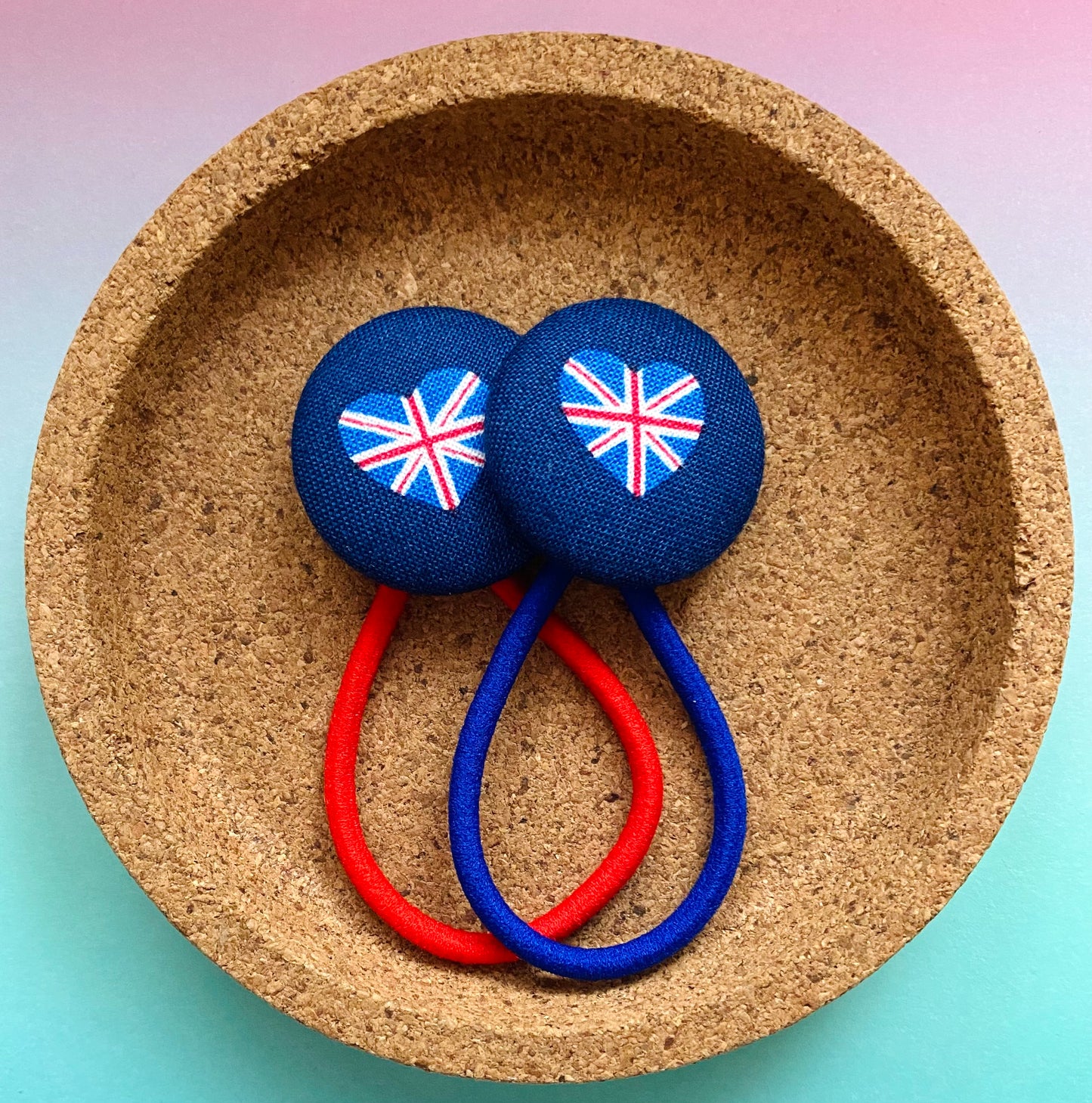 Union Jack Hearts (Blue)
