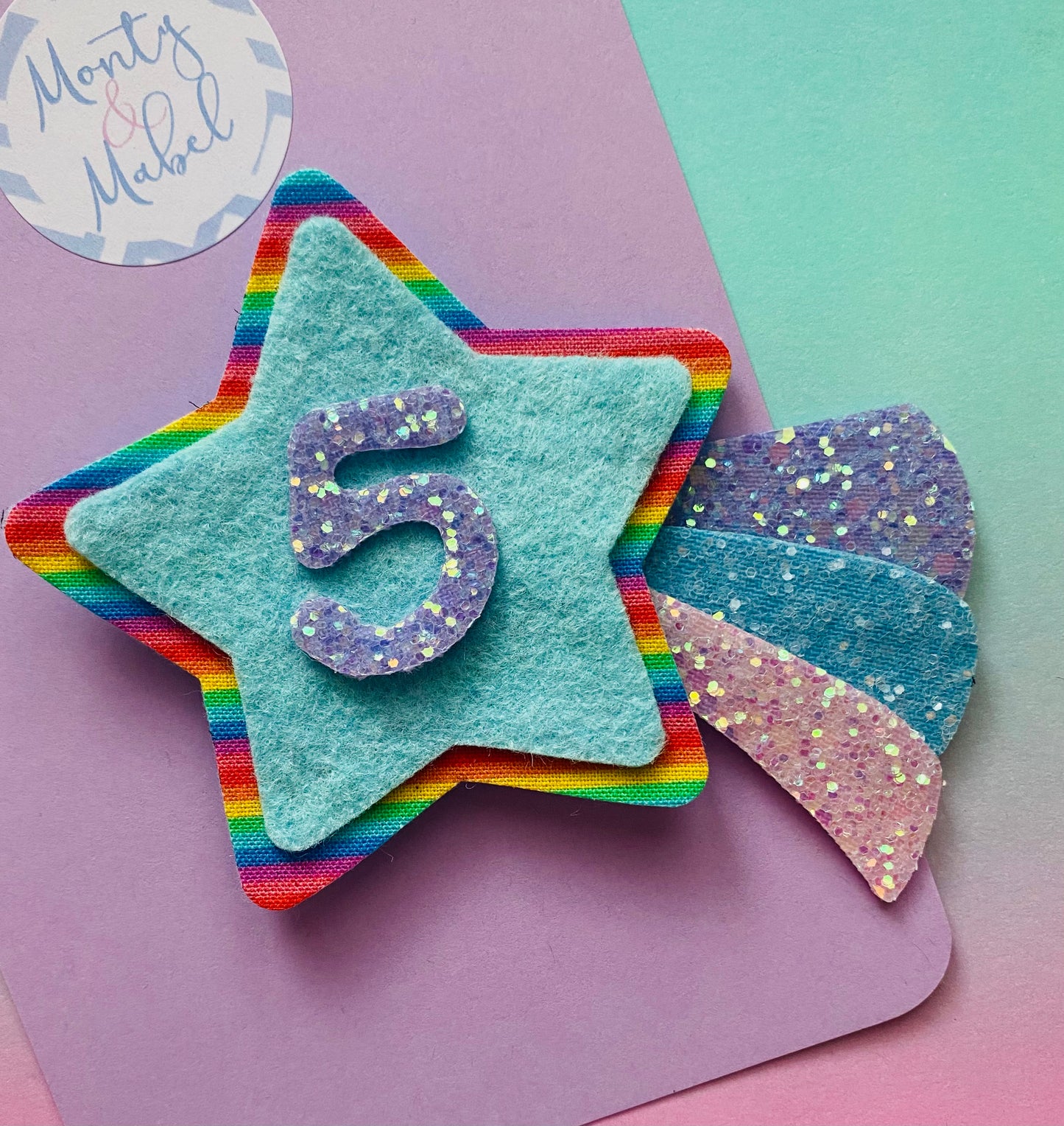Shooting Star Birthday Rosette