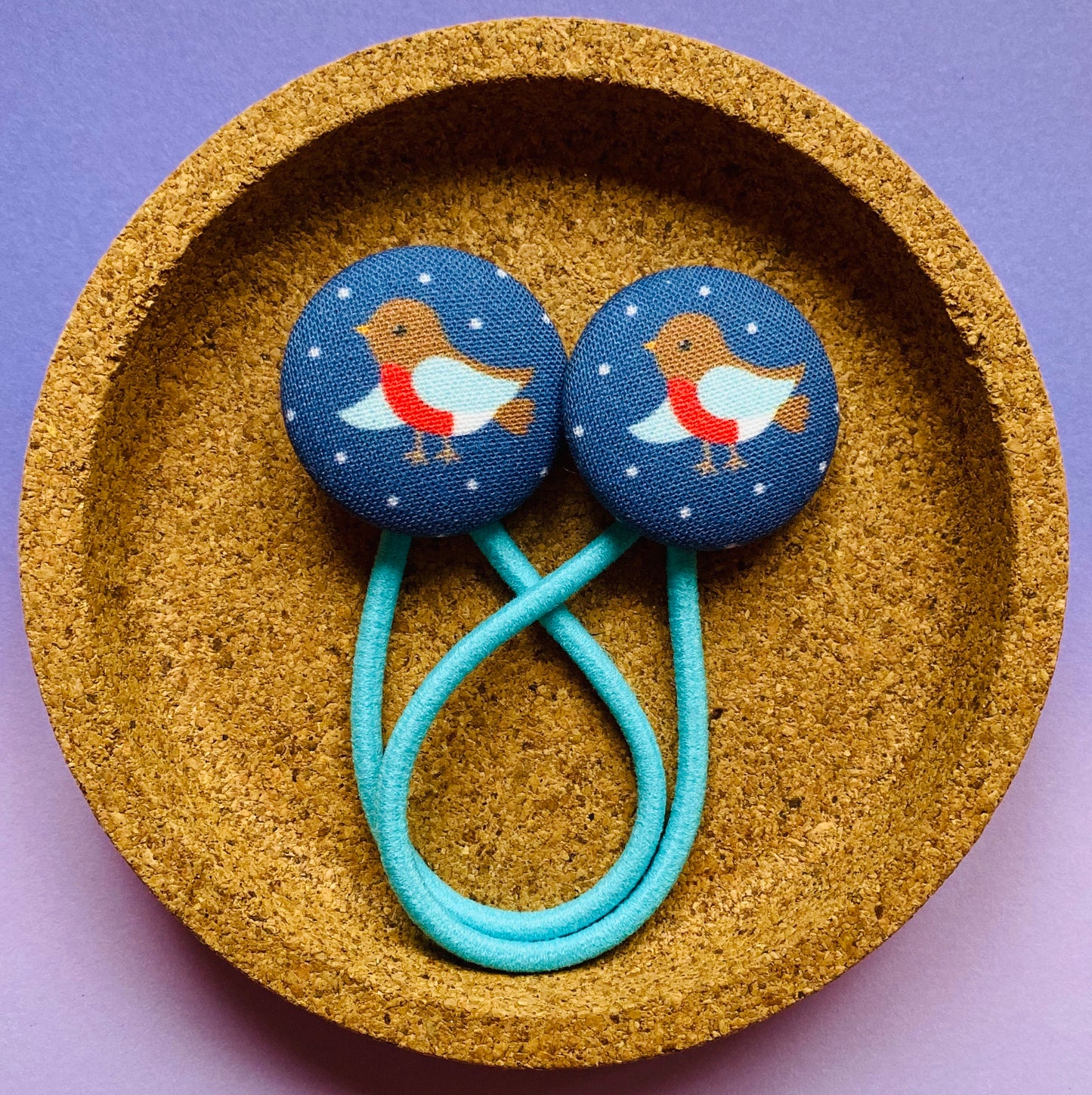 Polka Dot Robin (Blue)