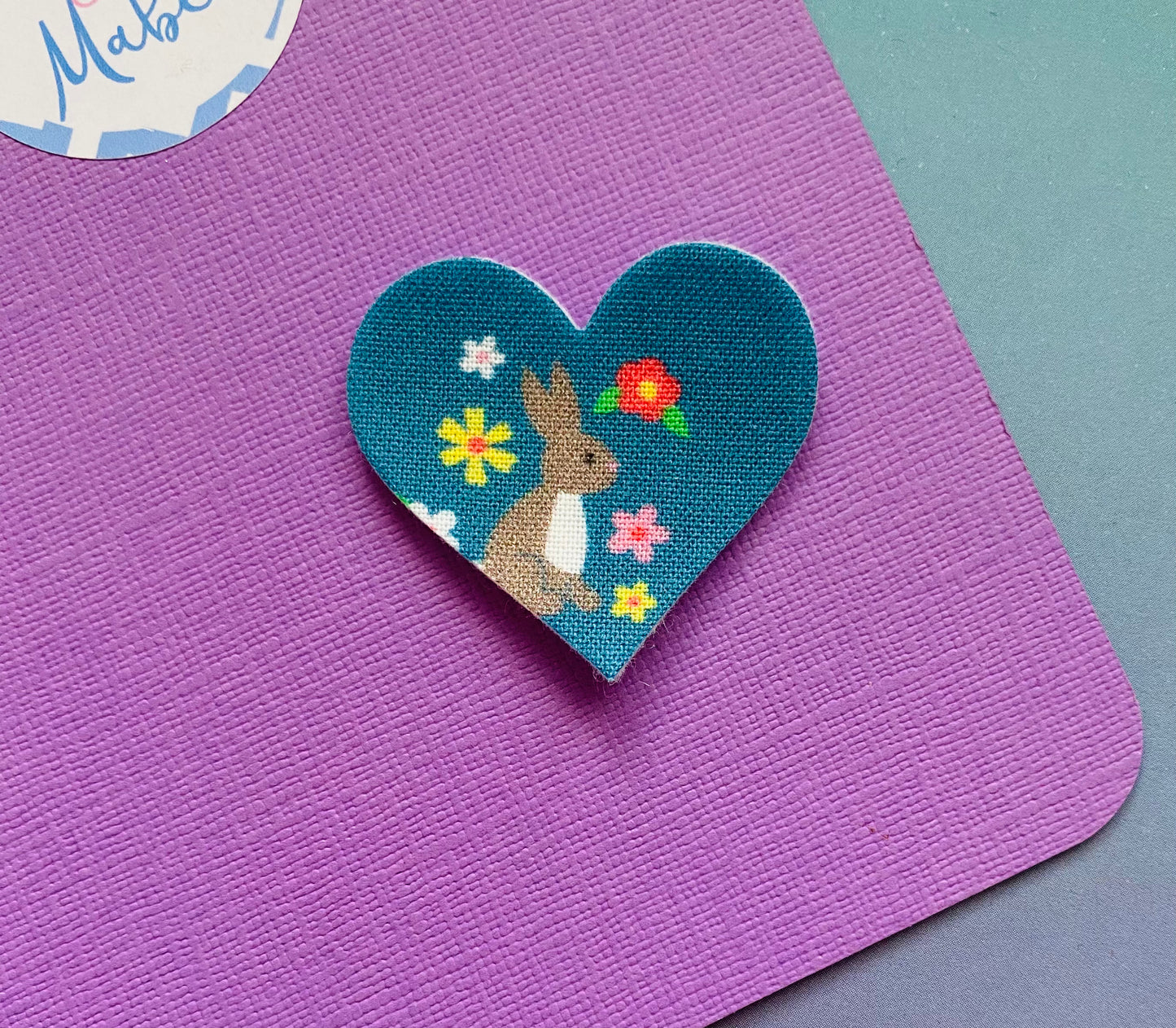 Sale: Bunny Heart Fringe Clip