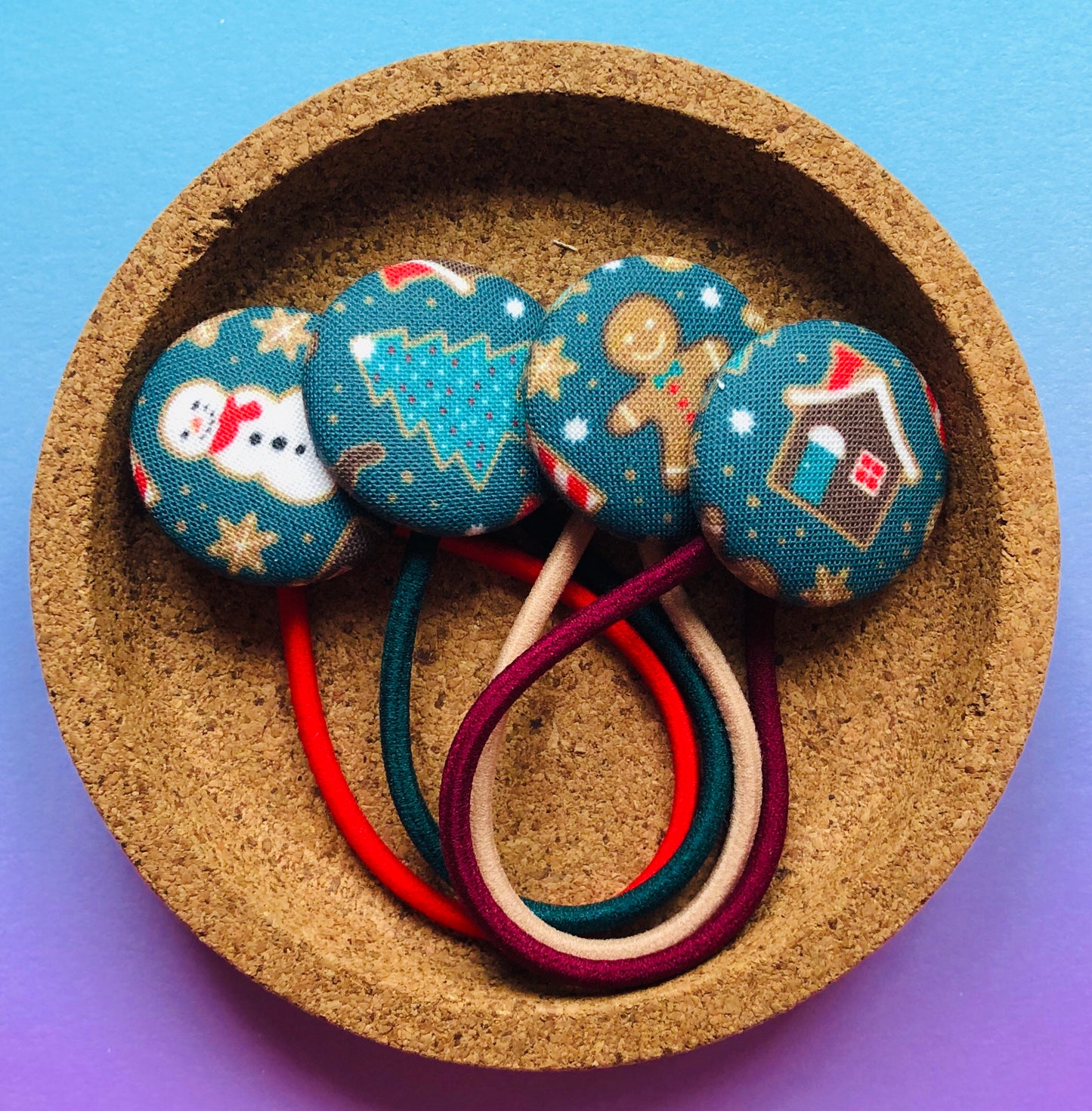 Christmas Gingerbread (Teal)