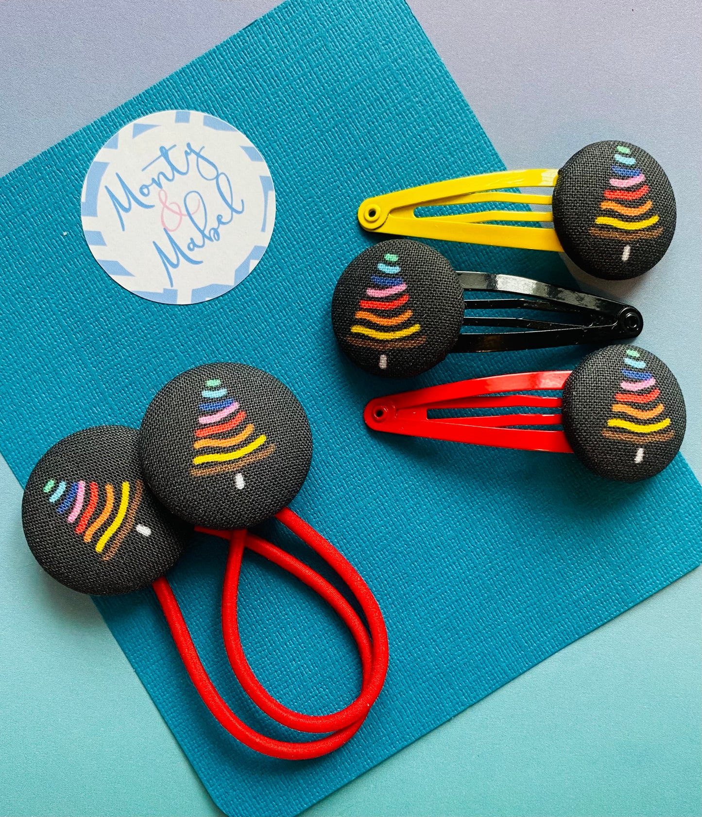 Rainbow Christmas Tree (Black)