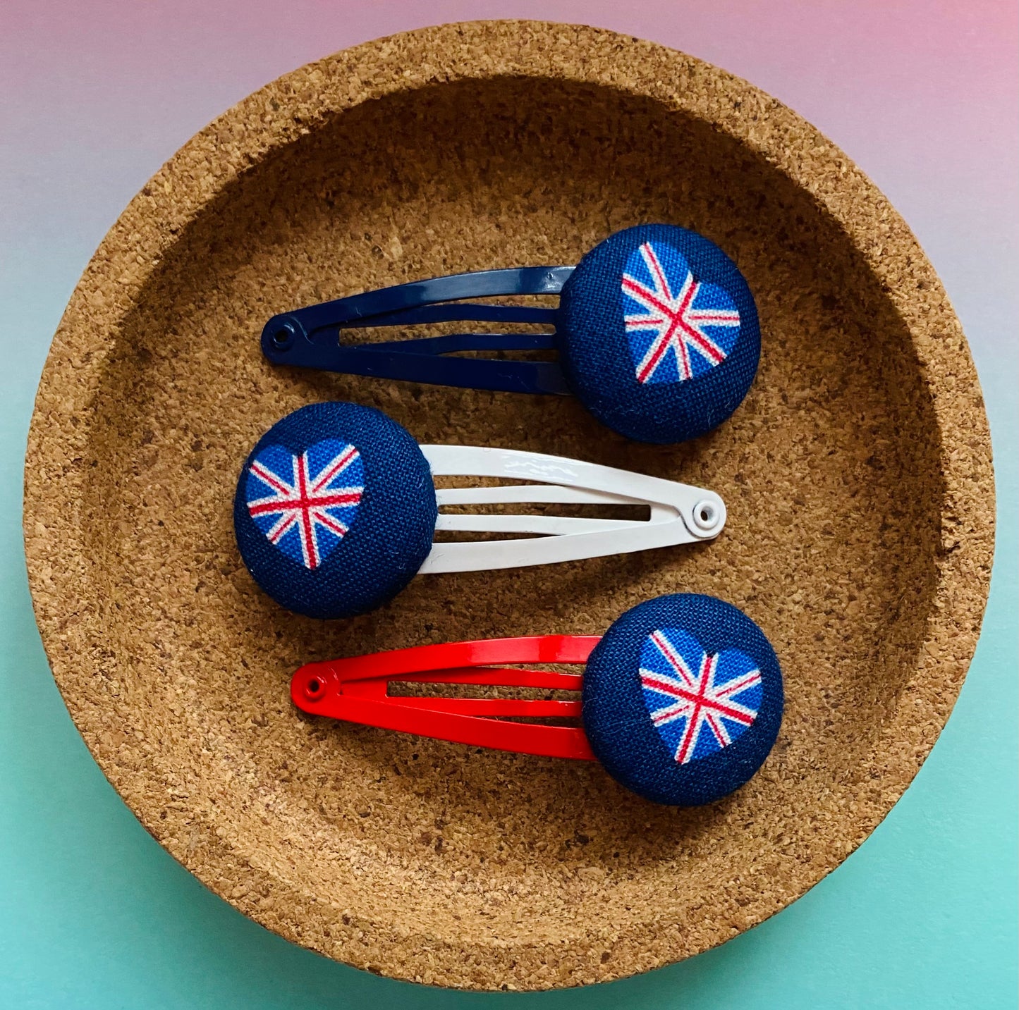 Union Jack Hearts (Blue)