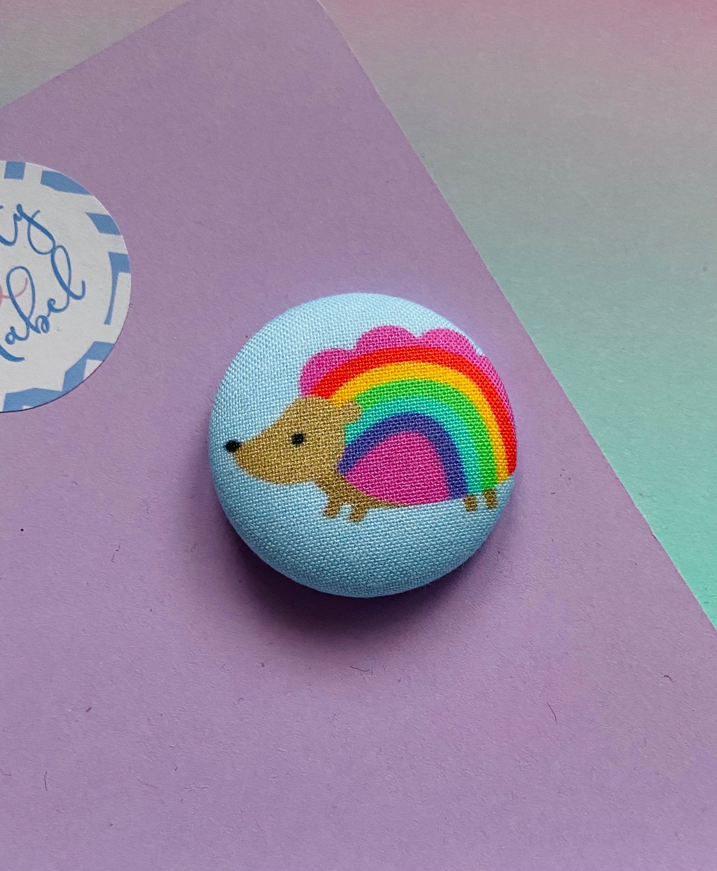 Sale: Rainbow Hedgehog MEDIUM Bobble (Single)