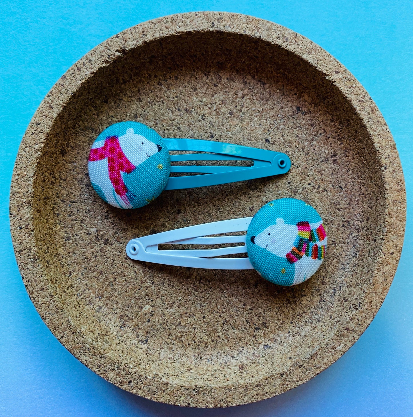 Cosy Polar Bears (Teal)