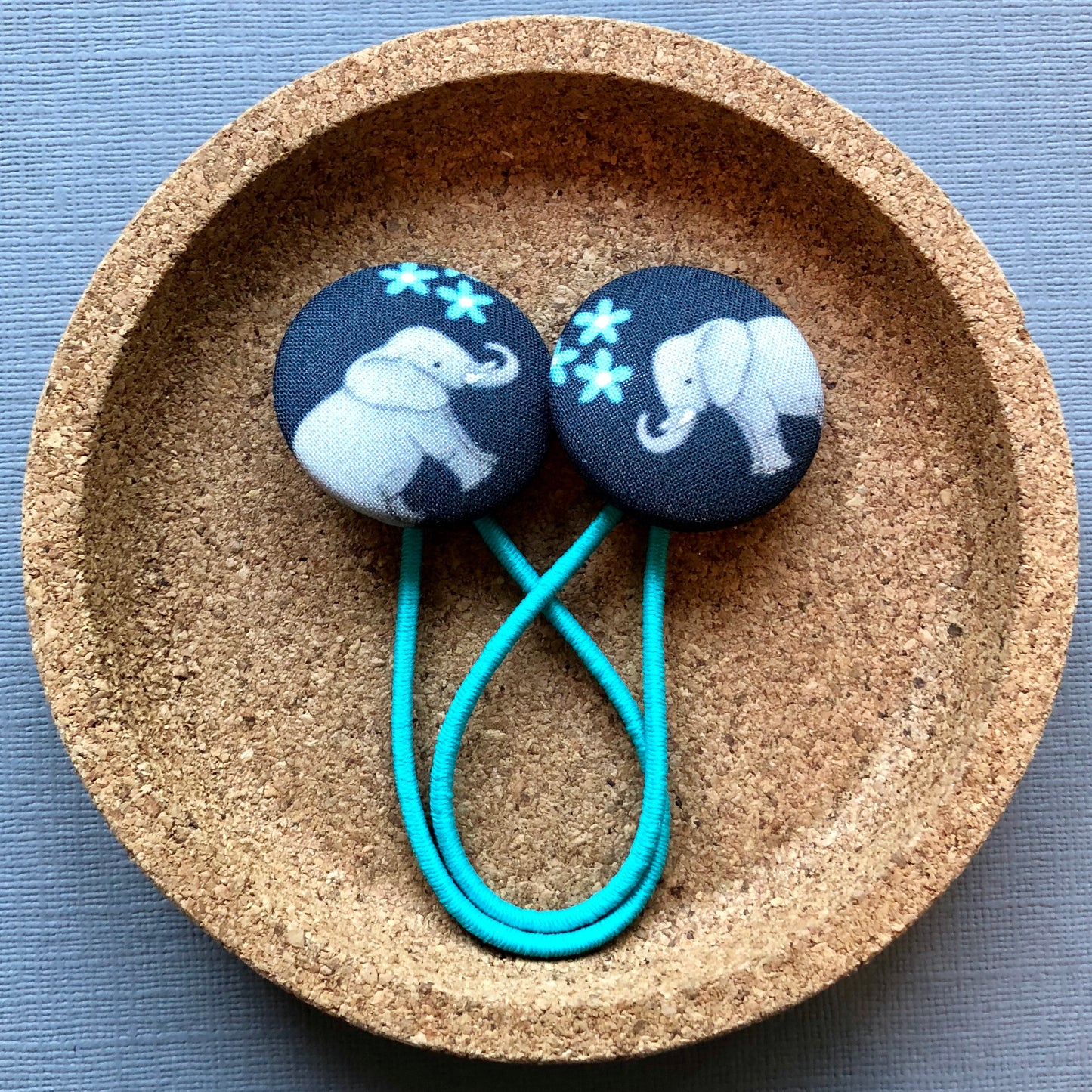 Little Elephants With Flowers