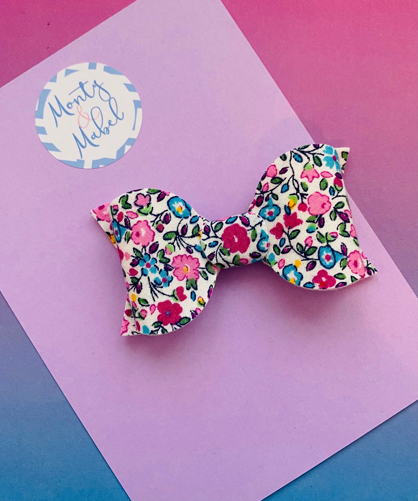 Sale: JoJo Winter Ditsy Medium Bow
