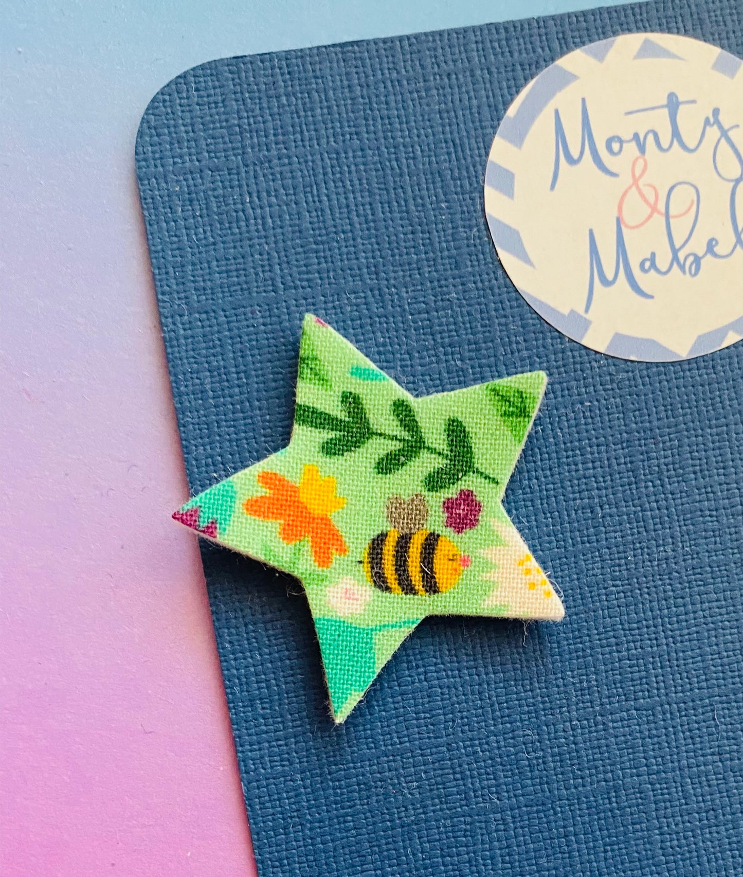 Sale: Floral Bee Star Fringe Clip