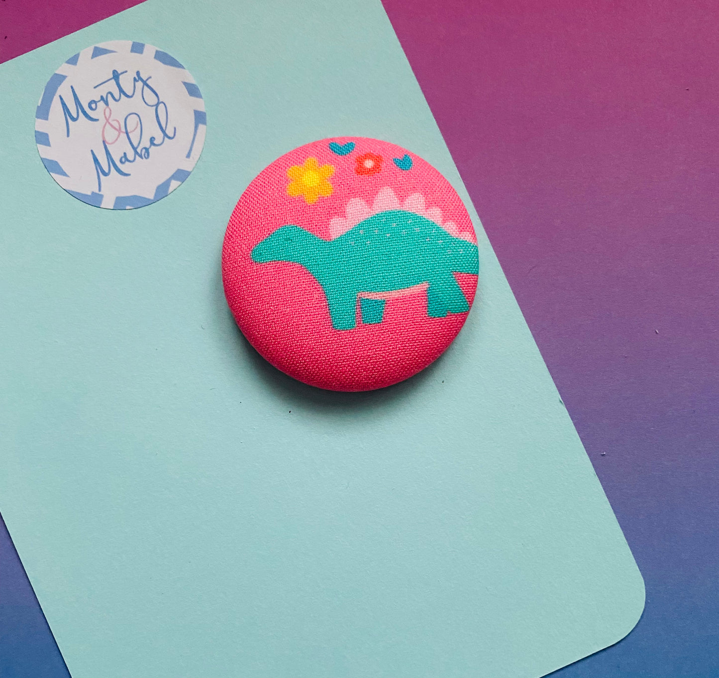 Sale: Pink Dinosaur Large Bobble (Single)