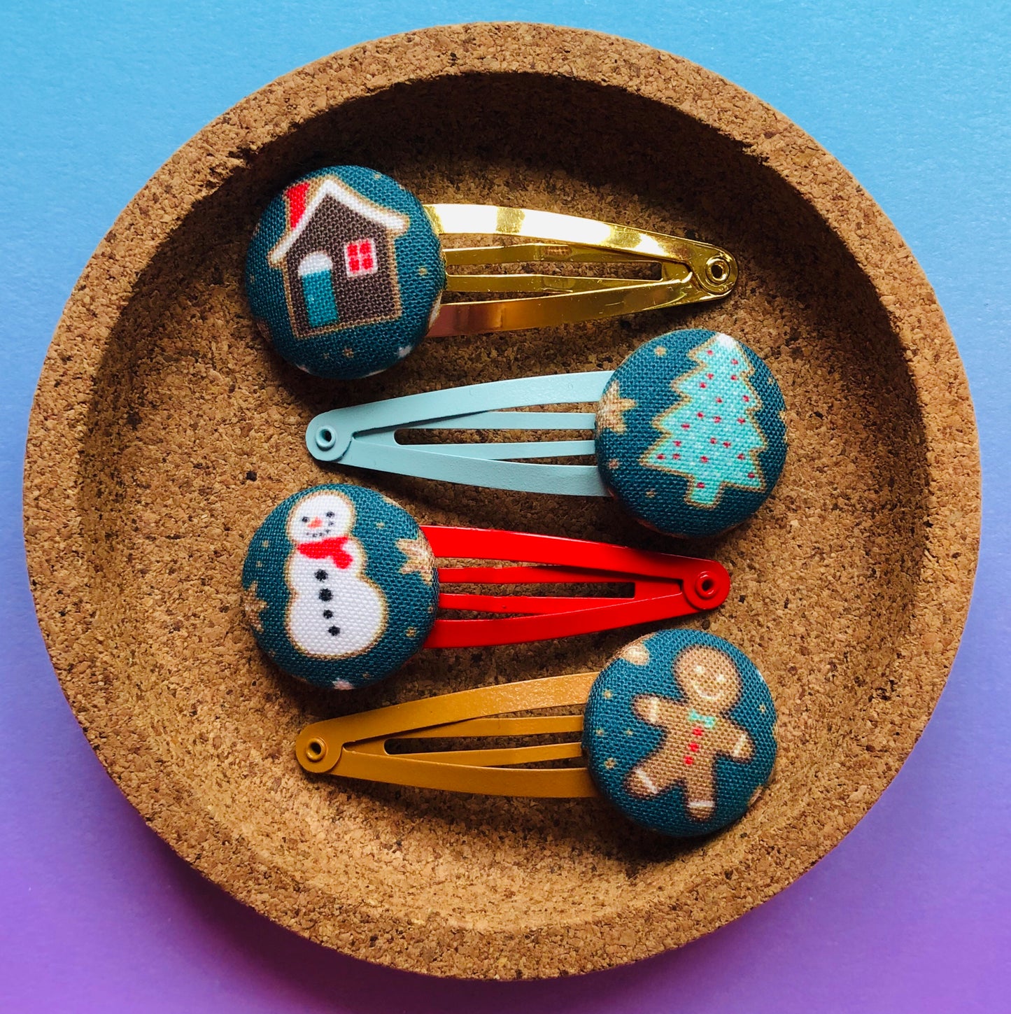 Christmas Gingerbread (Teal)