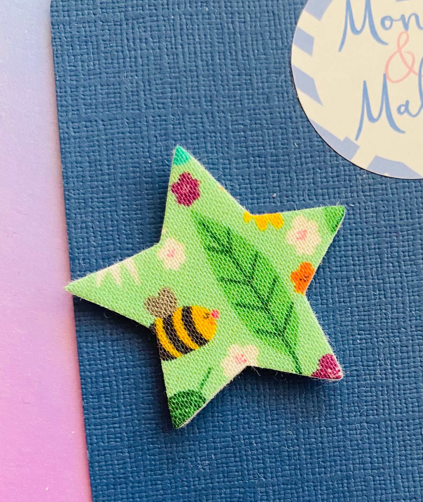 Sale: Floral Bee Star Fringe Clip