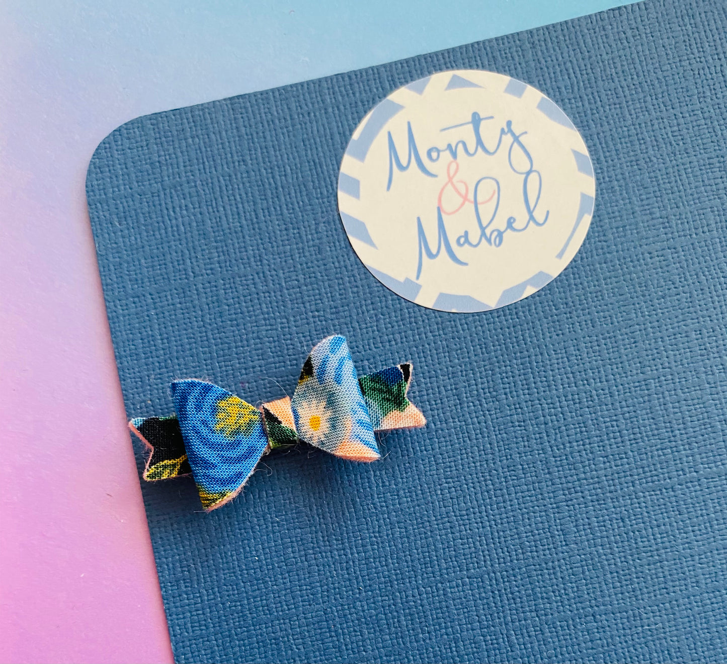 Sale: Rifle Paper Co Floral Diddy Bow Fringe Clip