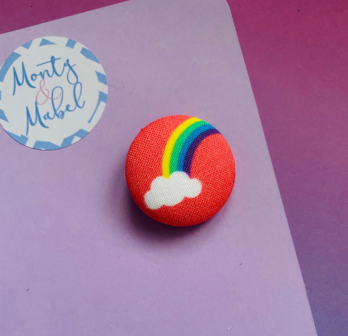 Sale: Red Rainbow Small Bobble (Single)