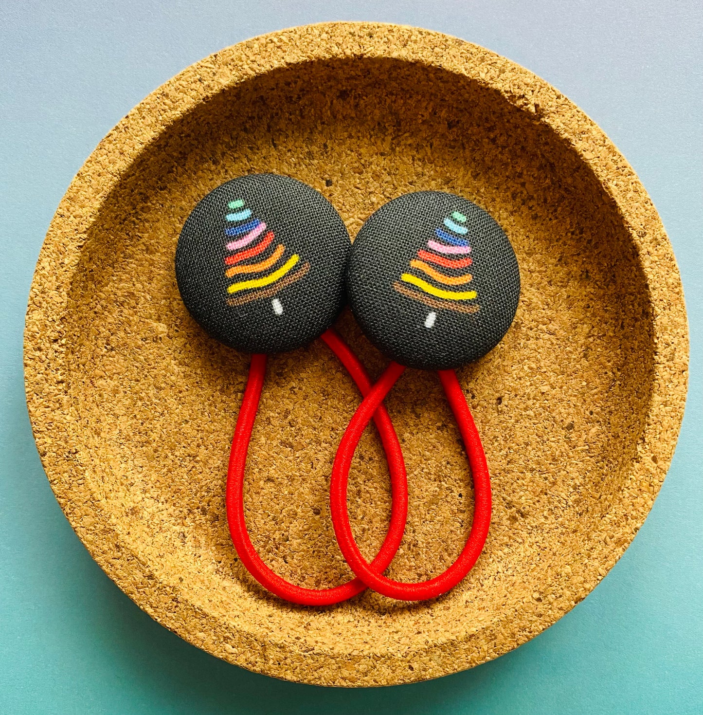 Rainbow Christmas Tree (Black)