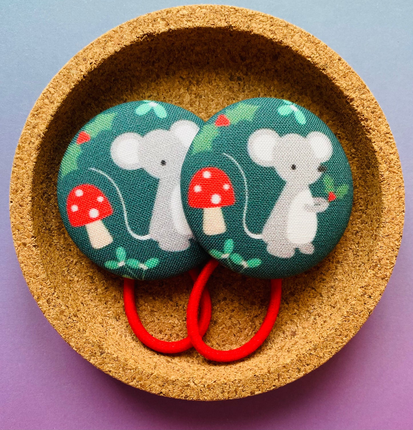 Christmas Mouse on Green