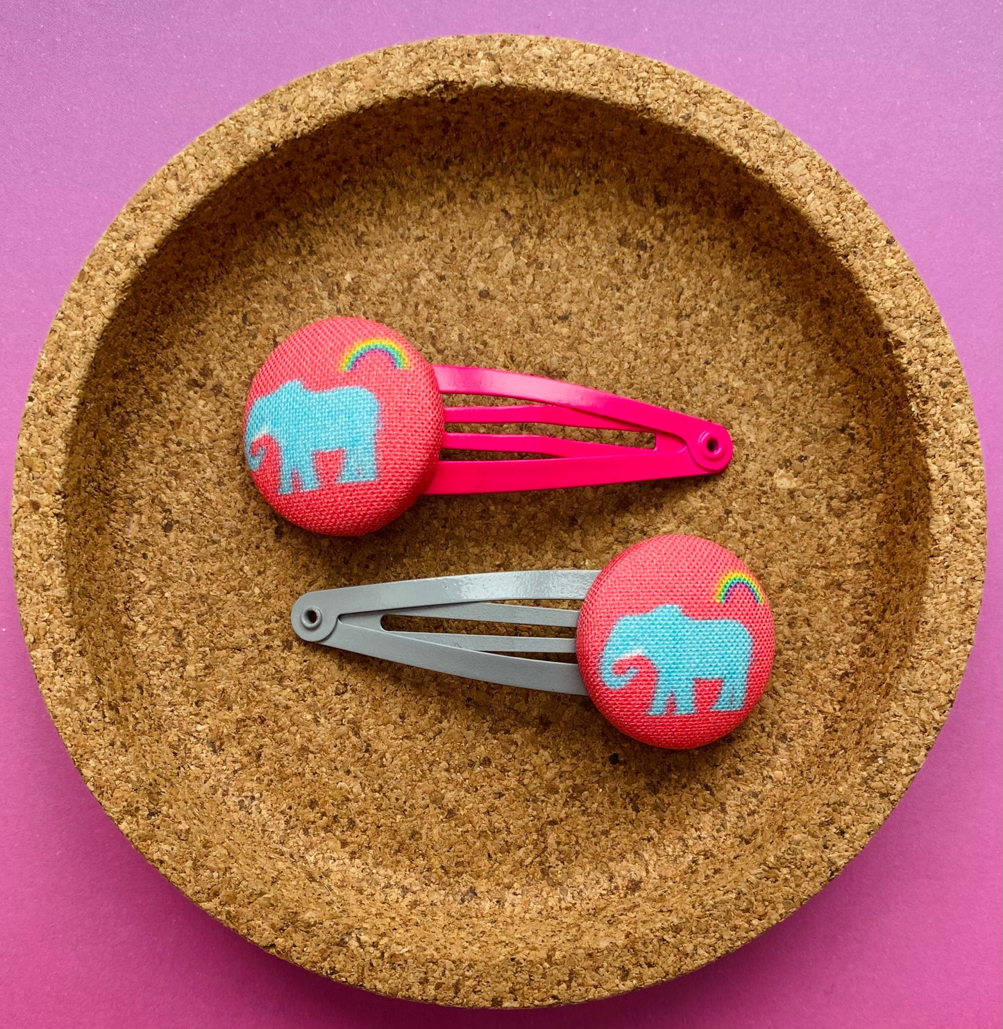 Rainbow Elephant (Hot Pink)