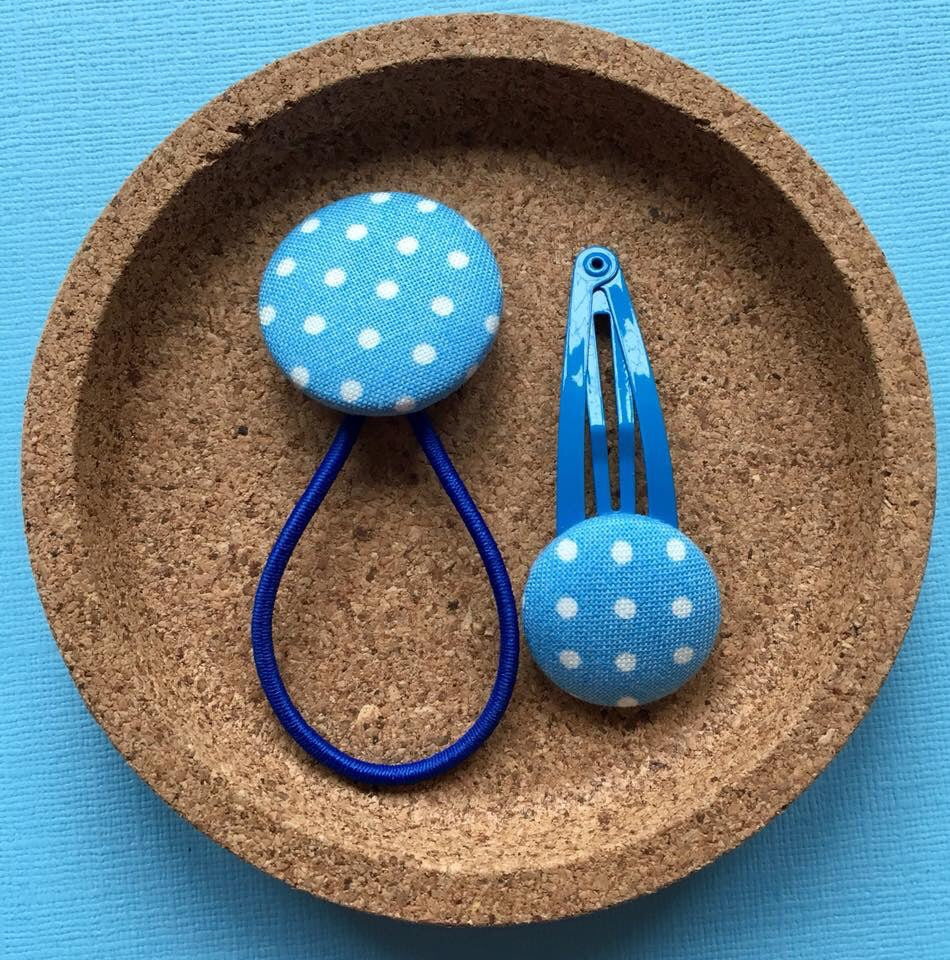 Cobalt Blue Polka Dot
