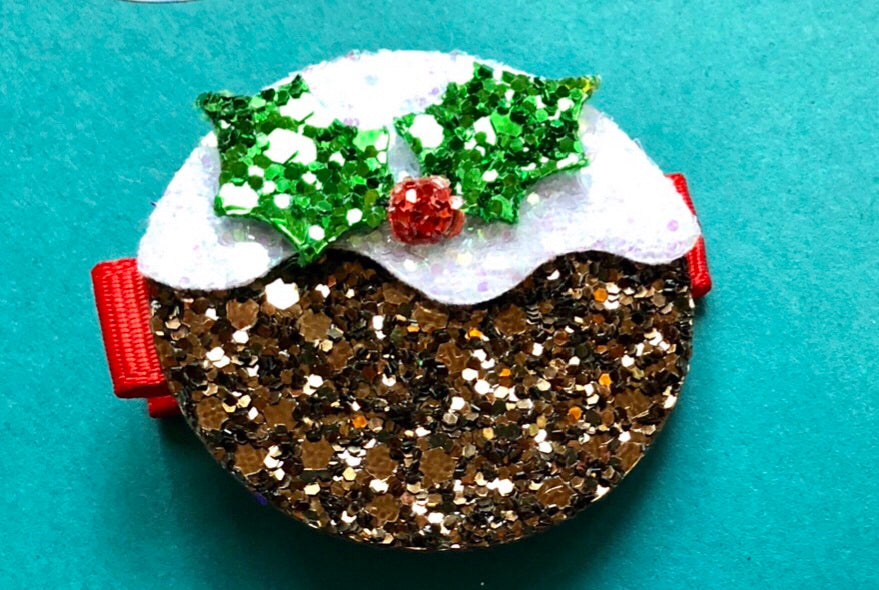 Glitter Christmas Pudding