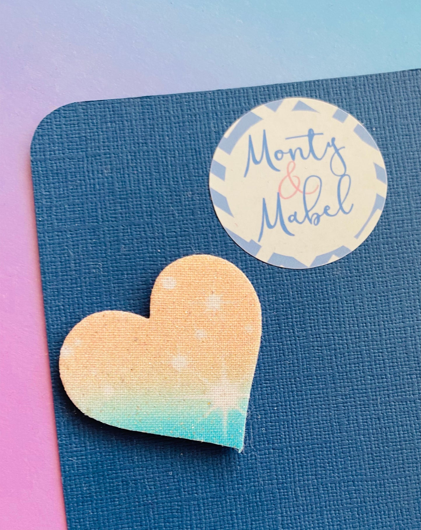 Sale: Ombré Heart Fringe Clip