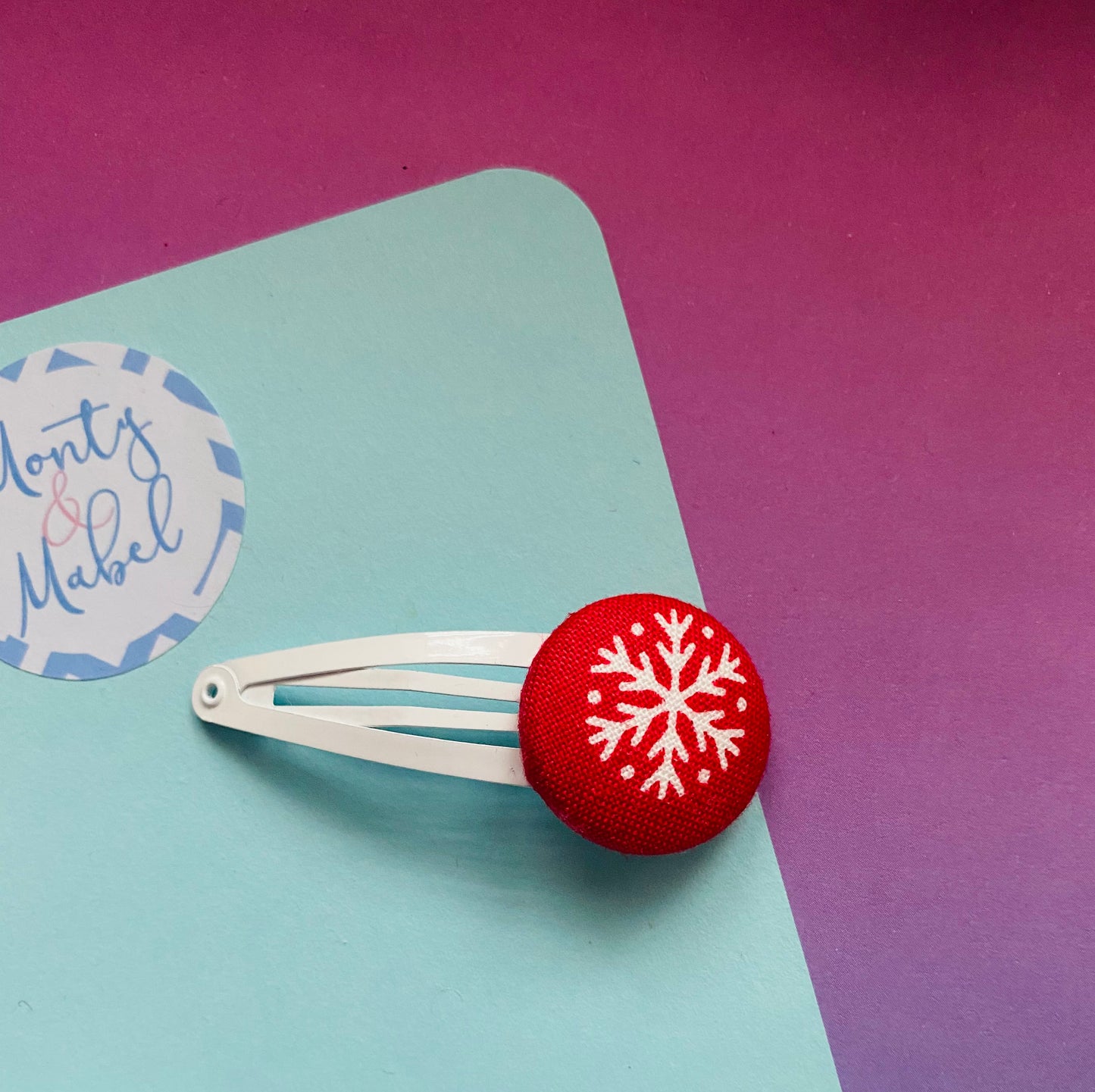 Sale: Red Snowflake Standard Clip (Single)
