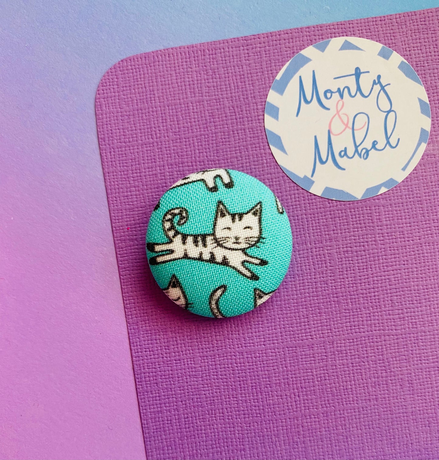 Sale: Minty Cats Small Bobble (Single)