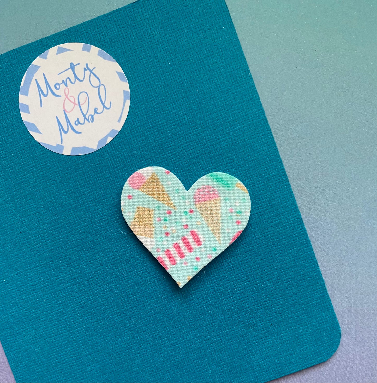 Sale: Ice Creams Heart Fringe Clip