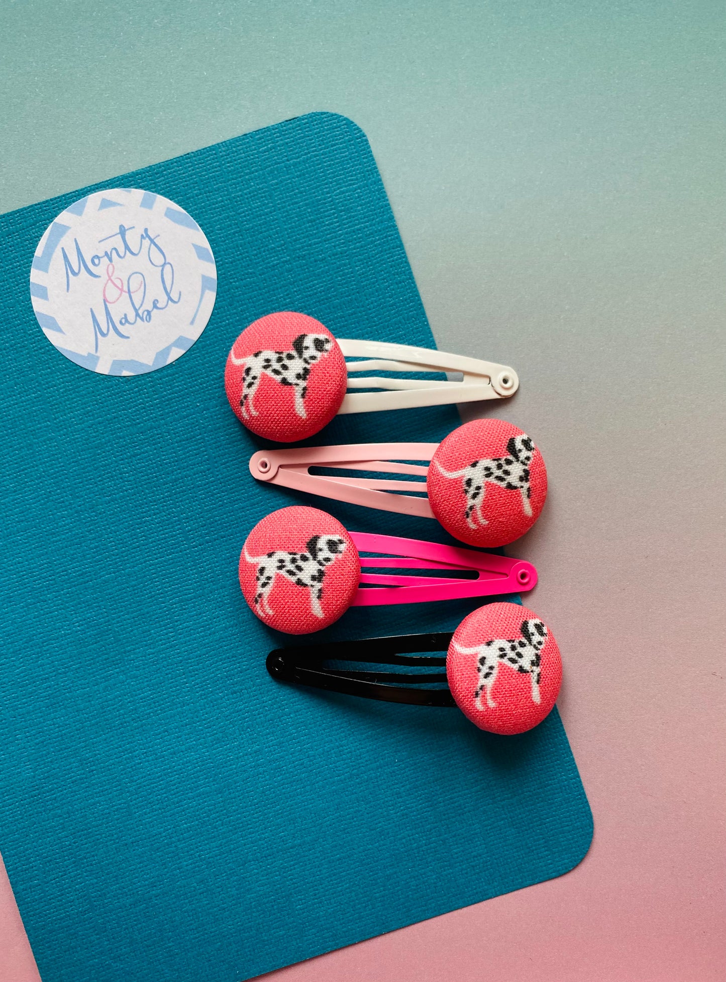 Dalmatians on Pink