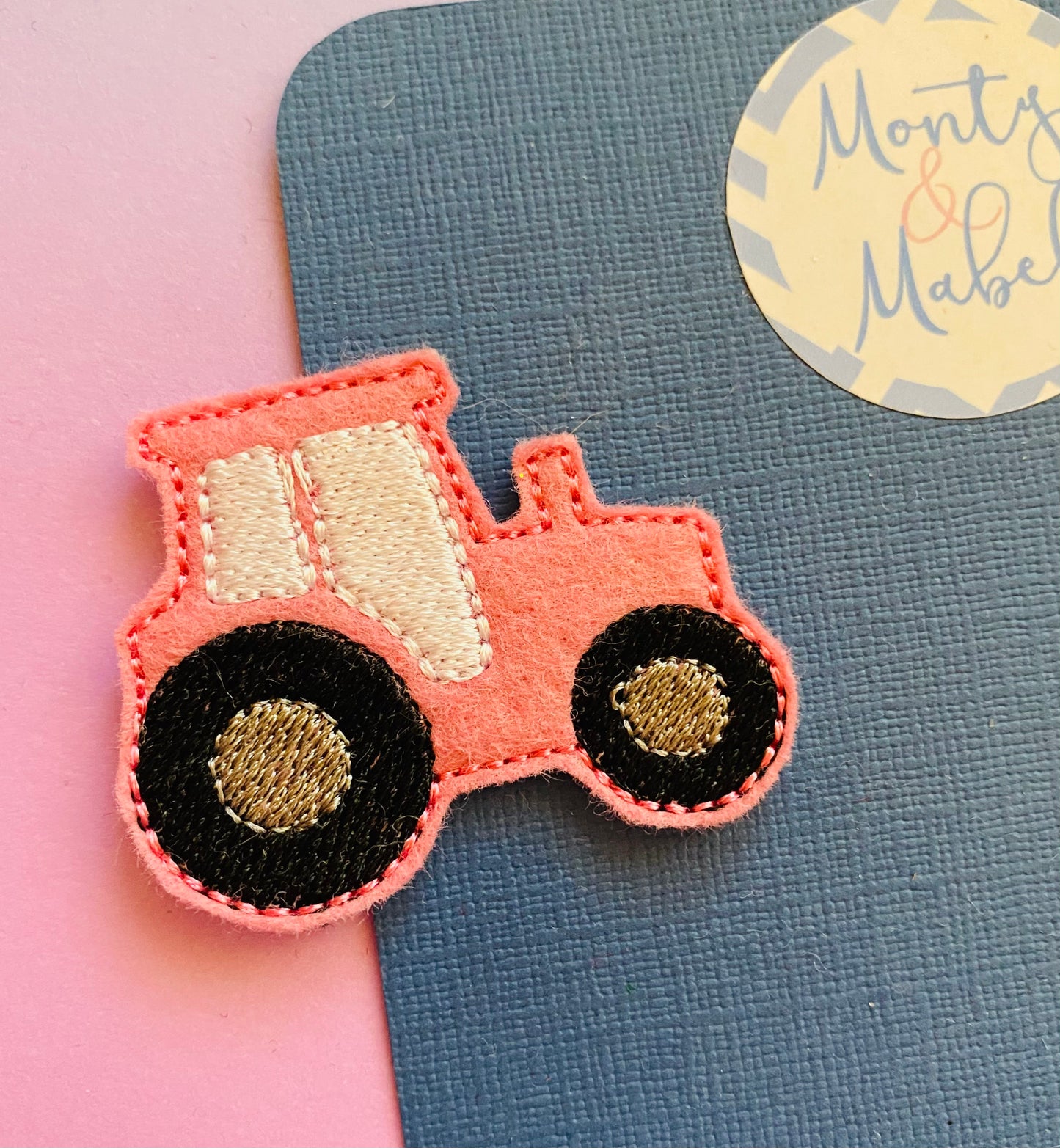 Sale: Pink Tractor Feltie